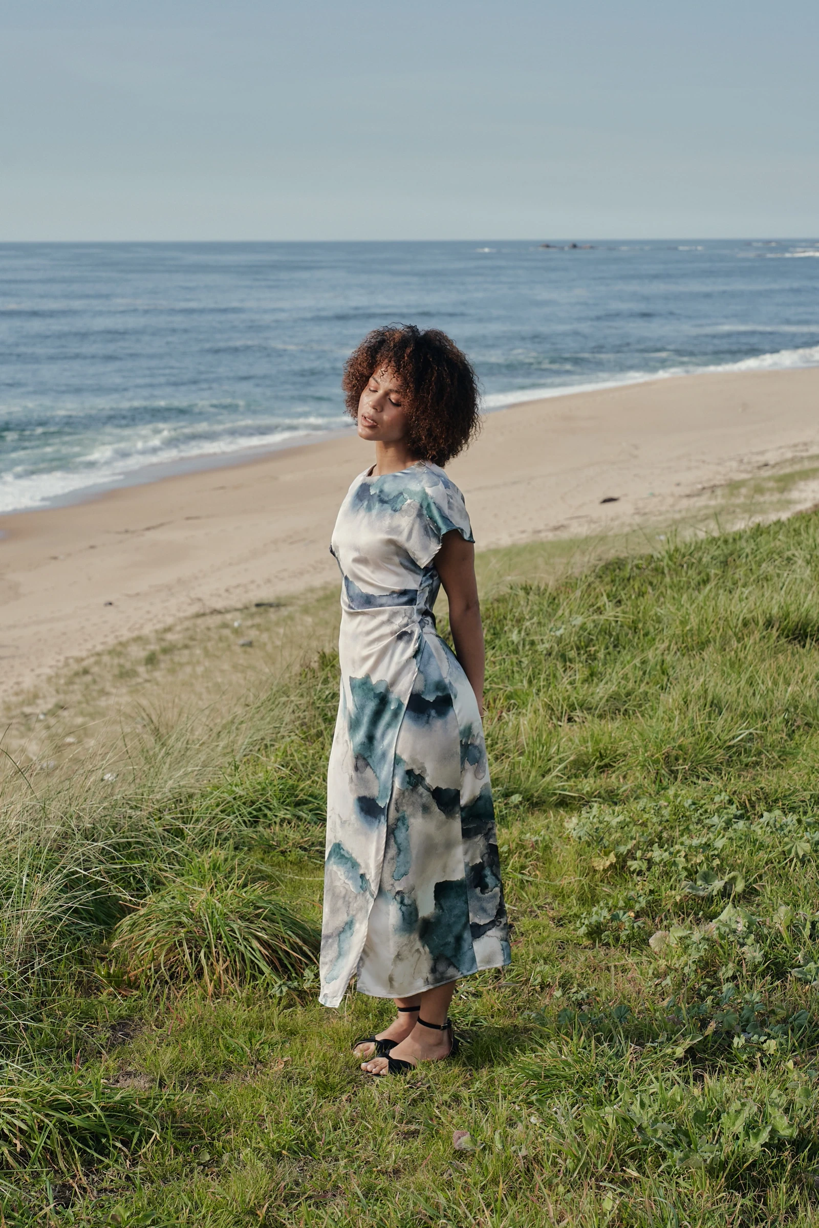 Босоногие сандалии Shapen PETAL — чёрный, фото 2