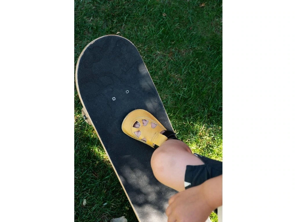 Сандалии Baby Bare Summer Perforation — чёрный, жёлтый (детские)