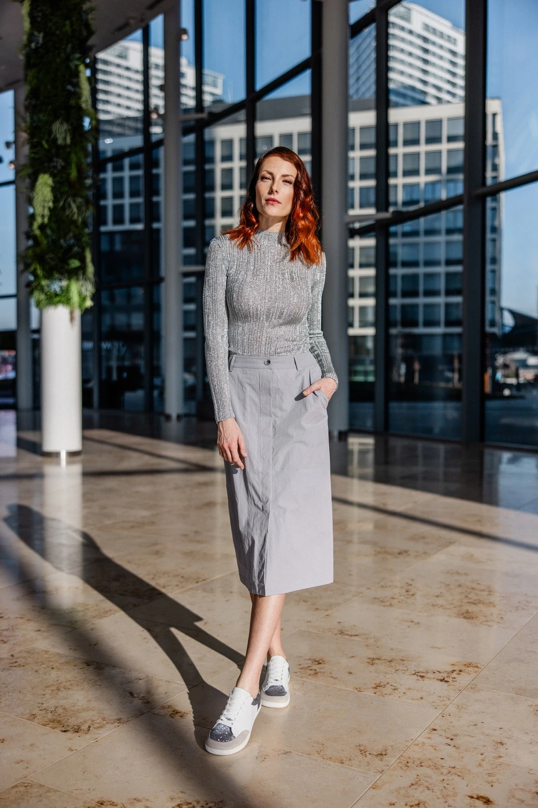Босоногие кроссовки Shapen CHARM — серебристый, фото 3