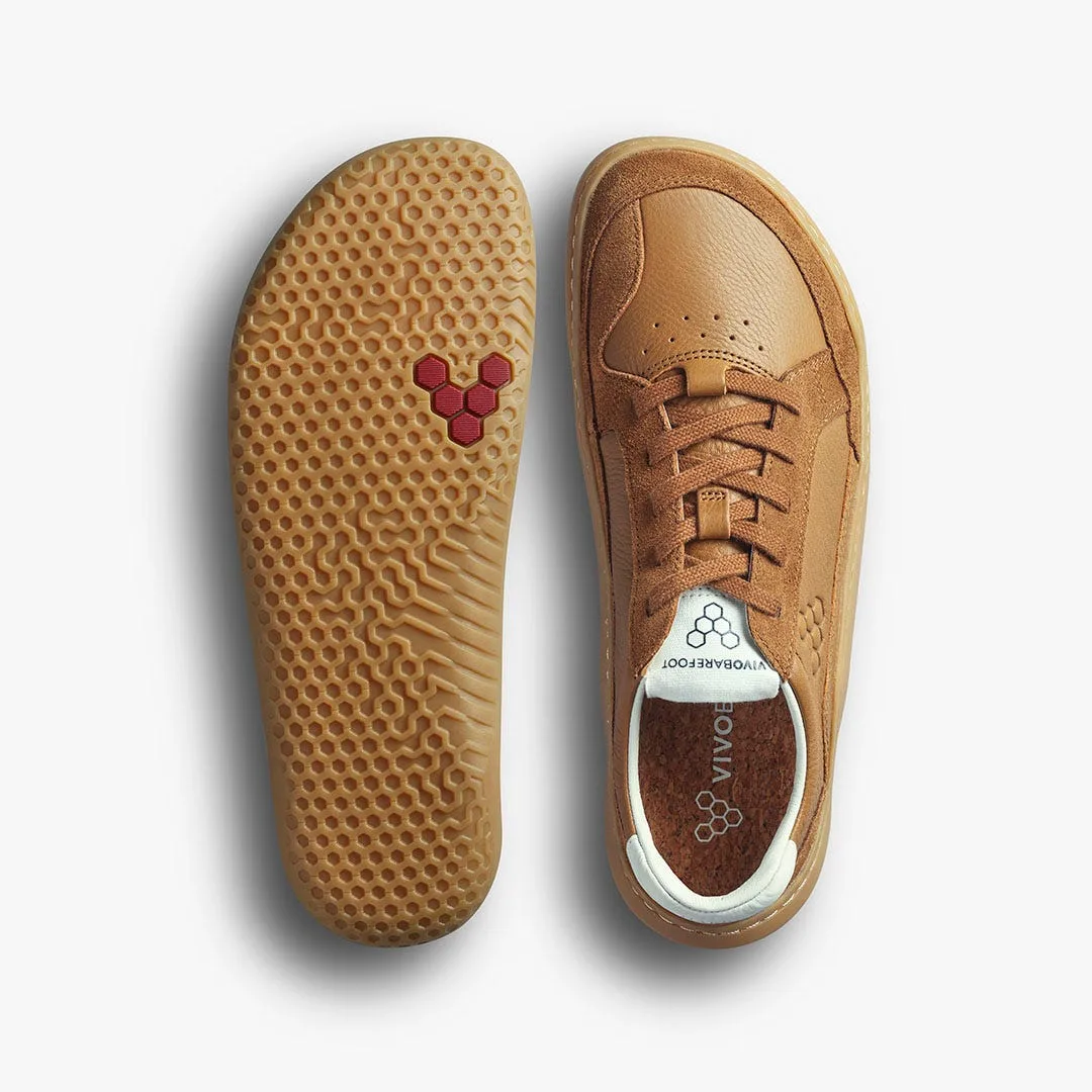 Кроссовки Vivobarefoot Gobi III Sneaker Leather — мужская модель, светло-коричневый, фото 2