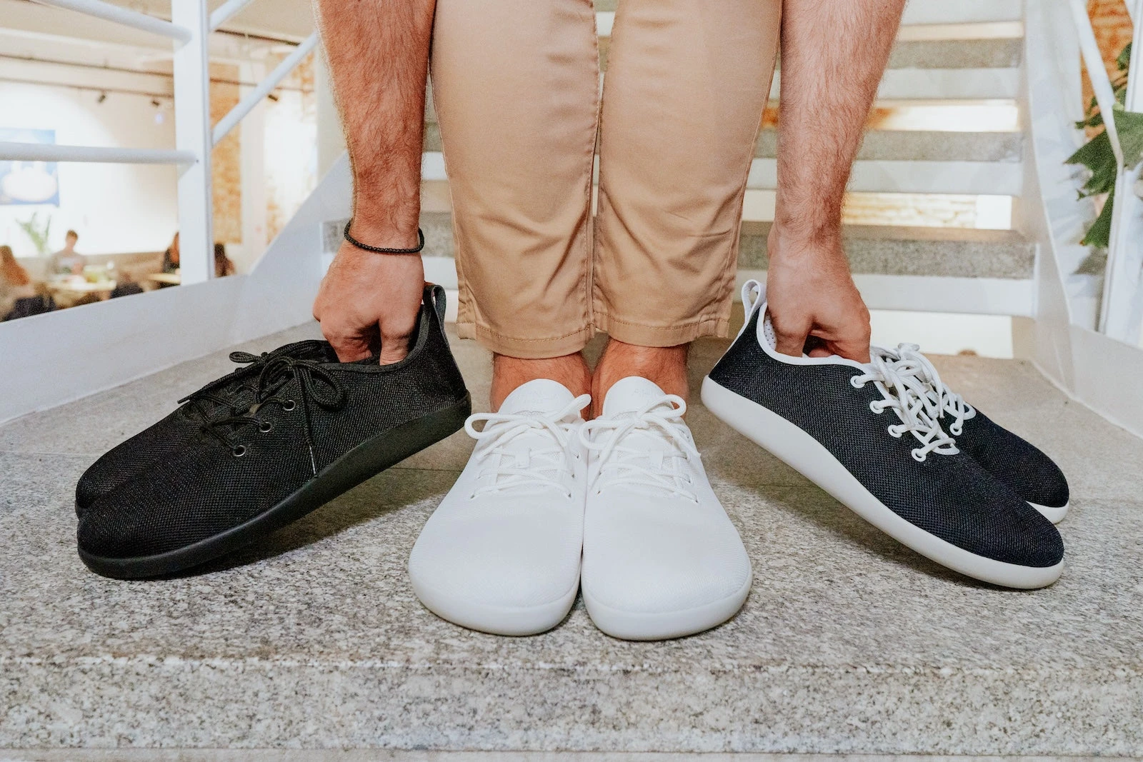 Кроссовки Ahinsa Flow Barefoot — белый, фото 15