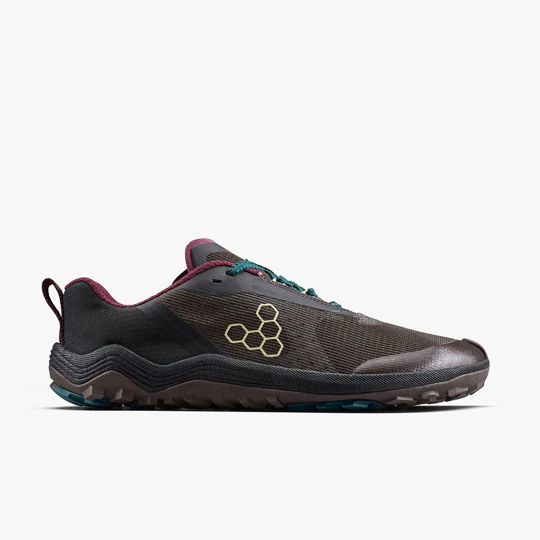 Кроссовки Vivobarefoot Primus Trail Flow — женская модель, шоколадный