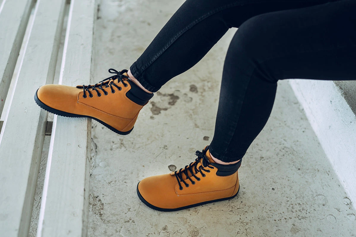Ботинки Ahinsa Shuma City Barefoot — горчичный, фото 13