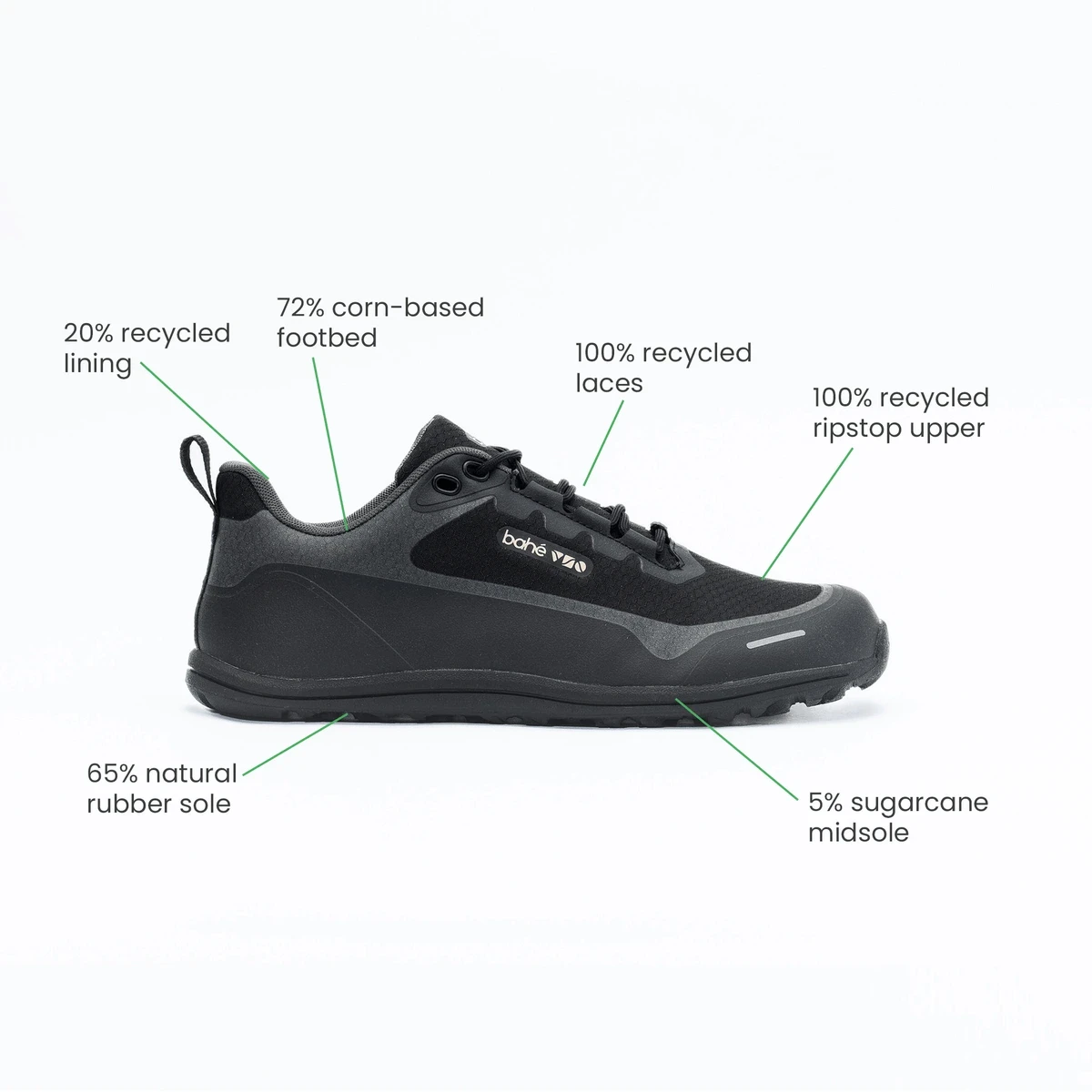 Кроссовки Bahé Rewild Flex — чёрный, фото 8